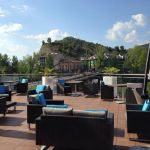 Roof terrace for guests